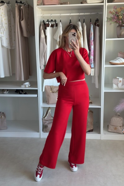 Komplet dres CZERWIEŃ 4