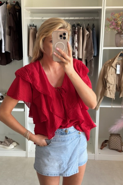 Bluzka boho bawełna