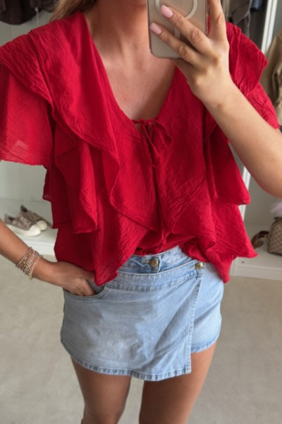 Bluzka boho bawełna 1