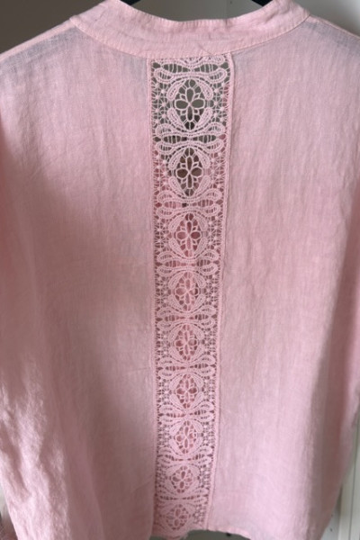 Lniana koszula oversize haft 5