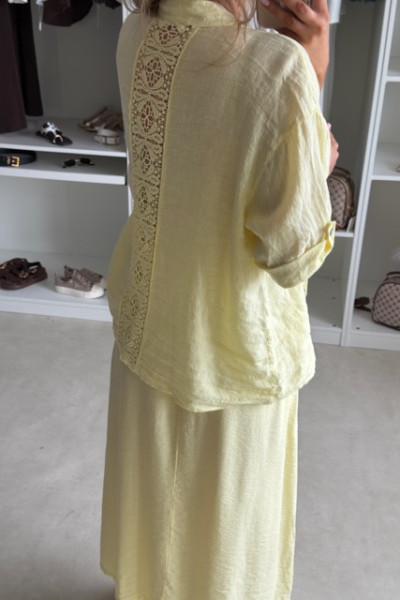 Lniana koszula oversize haft 3
