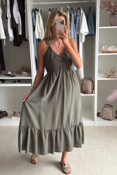 Sukienka DELPHI Khaki 2