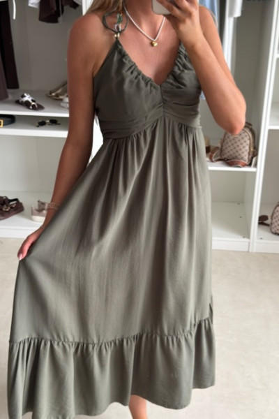 Sukienka DELPHI Khaki 4