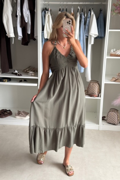 Sukienka DELPHI Khaki 5