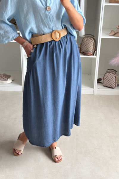 Spódnica MIDI styl boho 1