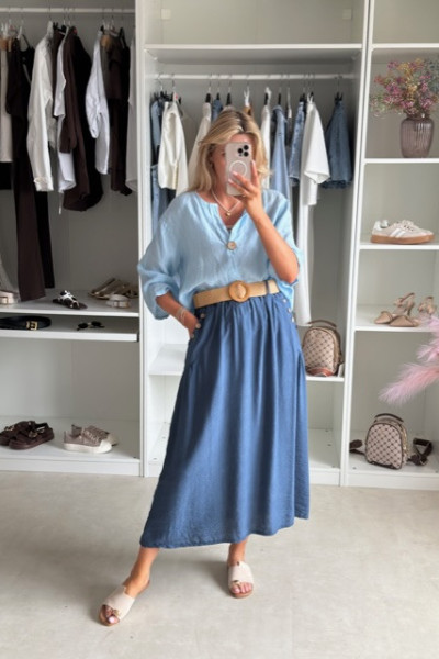 Spódnica MIDI styl boho 5