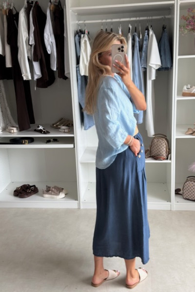 Spódnica MIDI styl boho 2