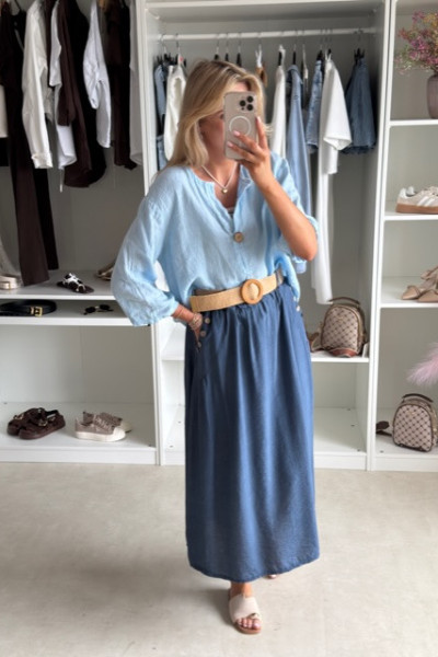 Spódnica MIDI styl boho 3