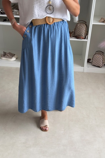 Spódnica MIDI styl boho 2