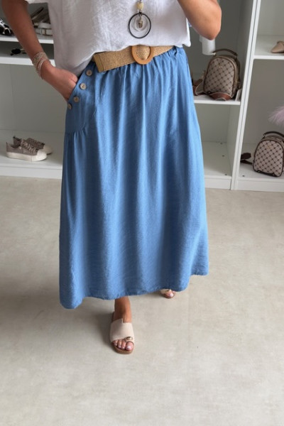Spódnica MIDI styl boho 4