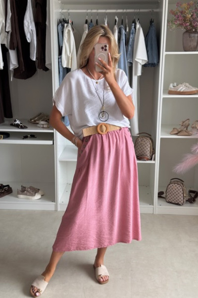 Spódnica MIDI styl boho 2