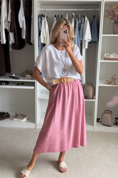Spódnica MIDI styl boho 4