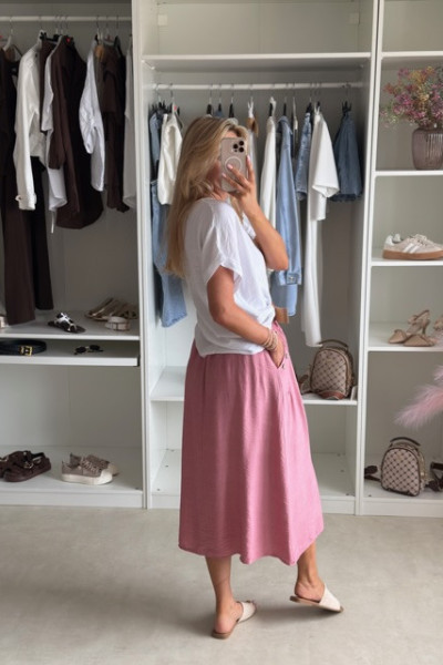 Spódnica MIDI styl boho 3