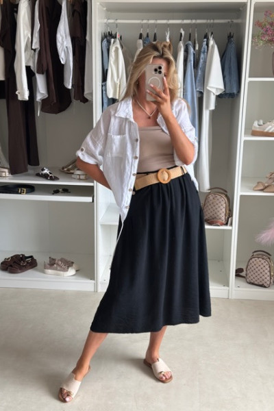 Spódnica MIDI styl boho 3