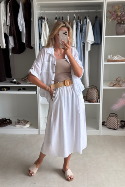 Spódnica MIDI styl boho 2