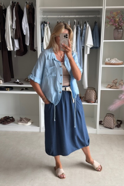 Spódnica Lola MIDI styl boho 1