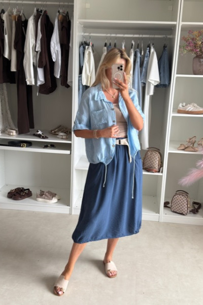 Spódnica Lola MIDI styl boho 2