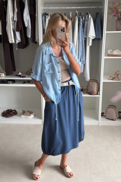 Spódnica Lola MIDI styl boho 5