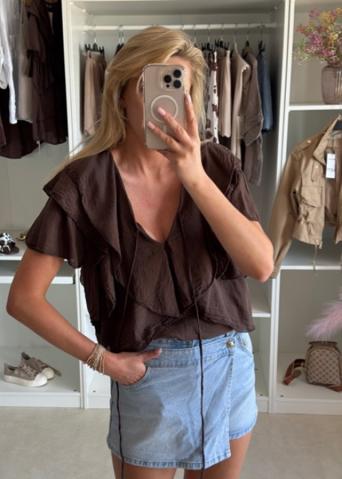 Bluzka boho bawełna