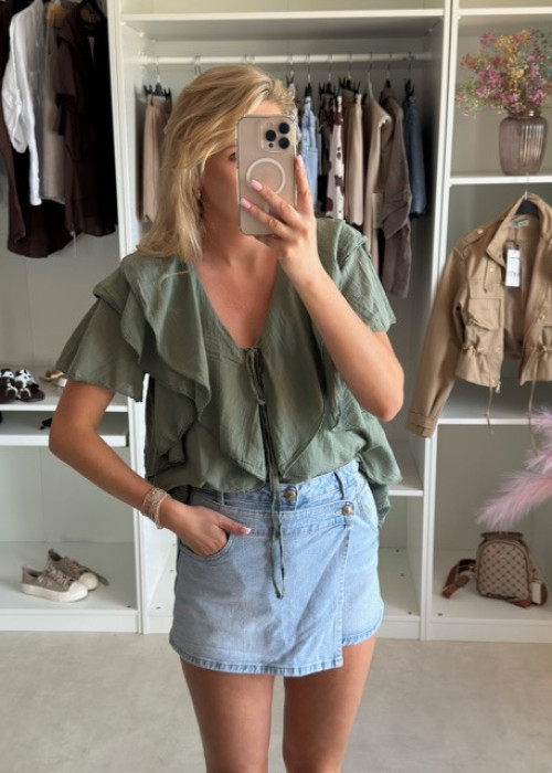 Bluzka boho bawełna