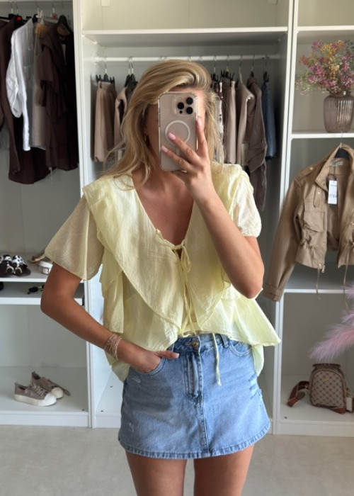 Bluzka boho bawełna