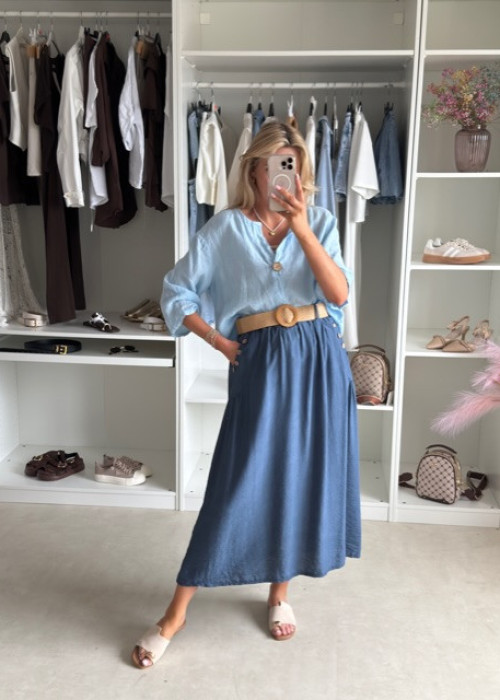 Spódnica MIDI styl boho