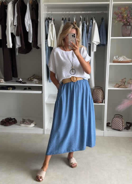 Spódnica MIDI styl boho